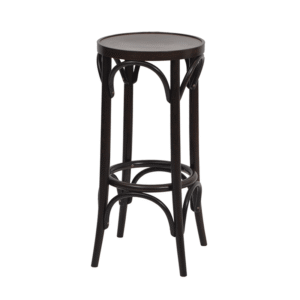 Barkruk hout bruin traditioneel