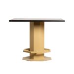 Bartafel mat goud 100x100cm horeca uitvoering