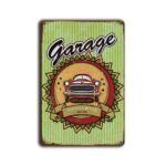 Metalen wandbord Garage service and repair