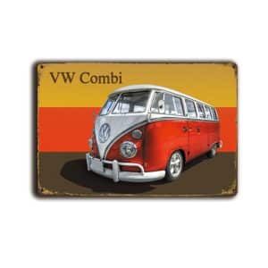 Metalen wandbord VW Combi
