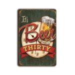 Metalen wandbord It's beer thirty