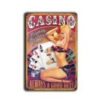 Metalen wandbord Casino Always a good bet!