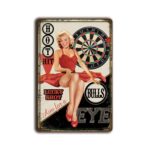Metalen wandbord Hot hit Lucky Shot Bulls-Eye