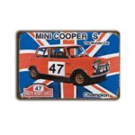 Metalen wandbord Mini Cooper S