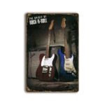 Metalen wandbord The spirit of Rock & Roll