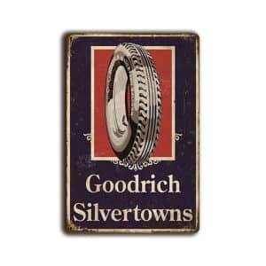 Metalen wandbord Goodrich Silvertowns