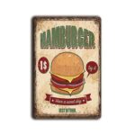 Metalen wandbord Hamburger have a sweet day
