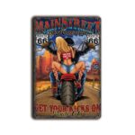 Metalen wandbord Mainstreet of America Get Your kicks on "Route 66"