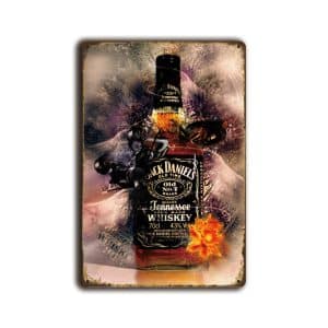 Metalen wandbord Jack Daniels "Tennessee Whiskey"