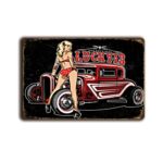 Metalen wandbord Lucky 13