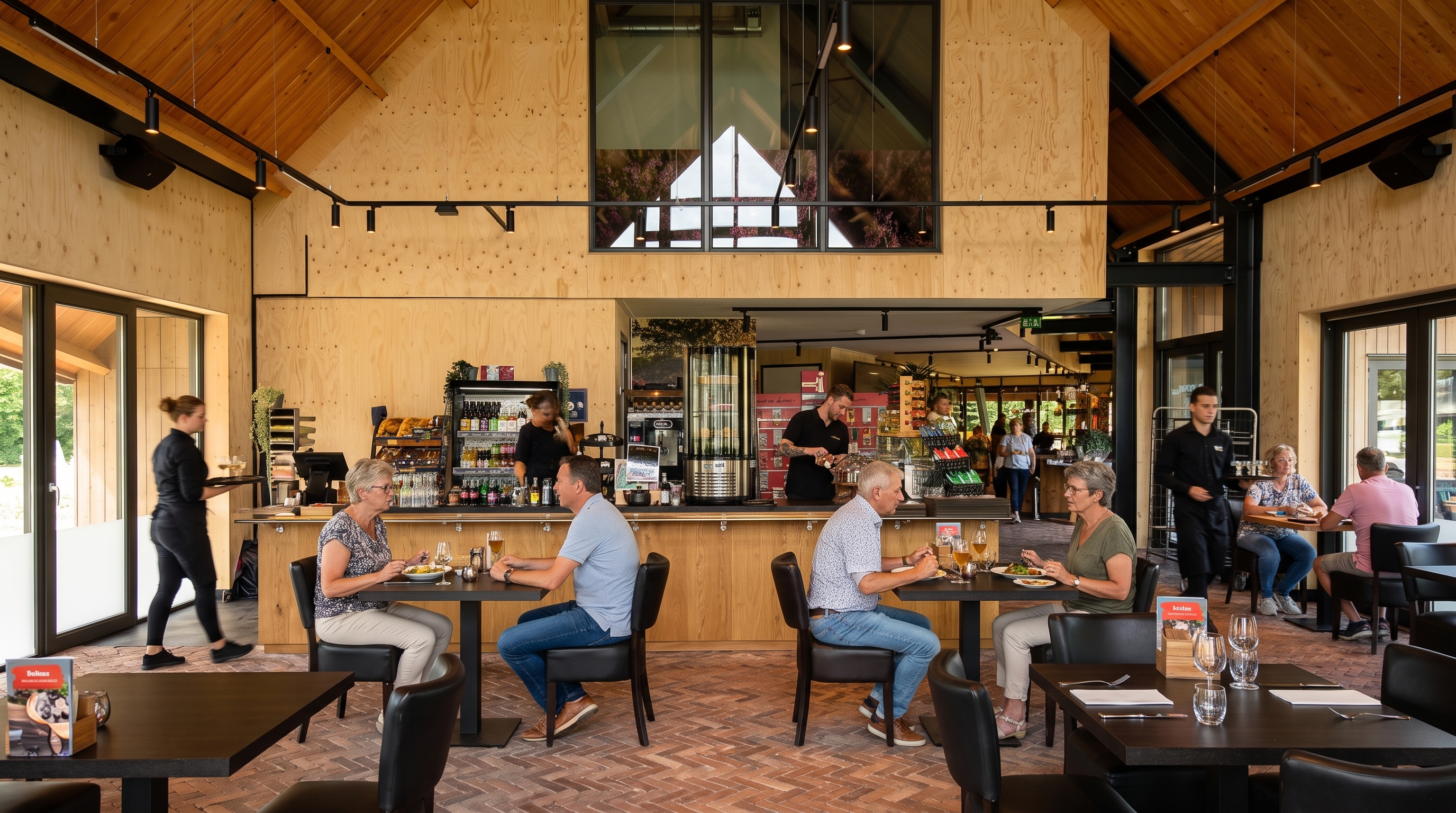 Toonbank netjes op locatie geplaatst